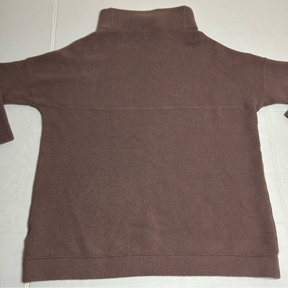 Free People Ottoman Slouchy Tunic Top Sweater Women’s Small Nutmeg Brown - Picture 5 of 12